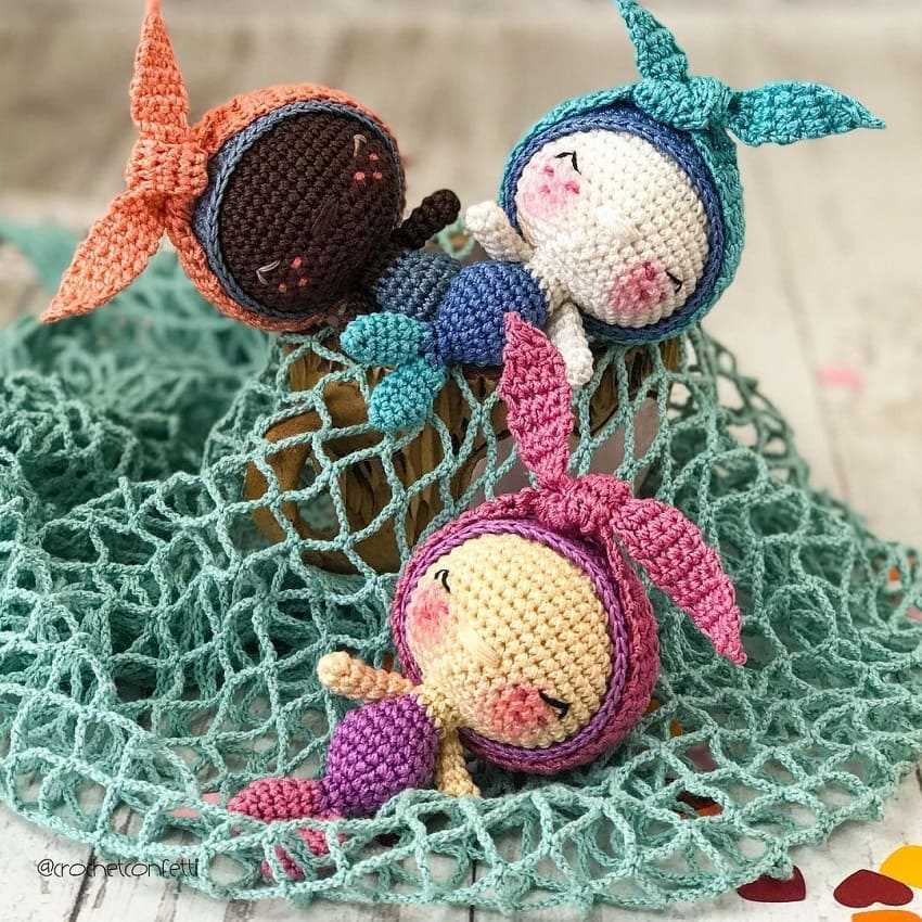 Little mermaid knitting pattern