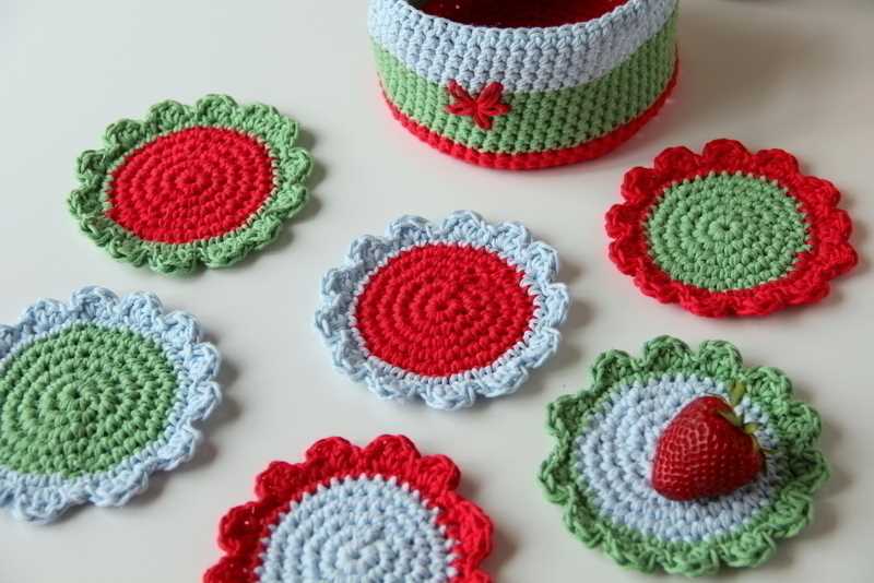 Knitted coaster pattern free