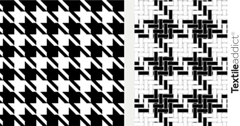 Mock houndstooth knitting pattern