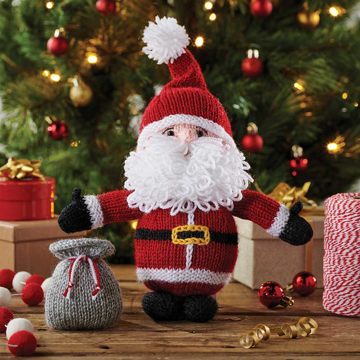 Large santa knitting pattern