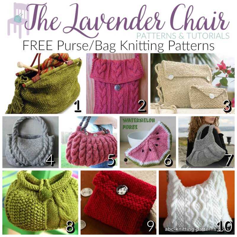 Stitching Style - A Collection of Unique Knitting Patterns for Bags and Purses Knitting patterns bags and purses