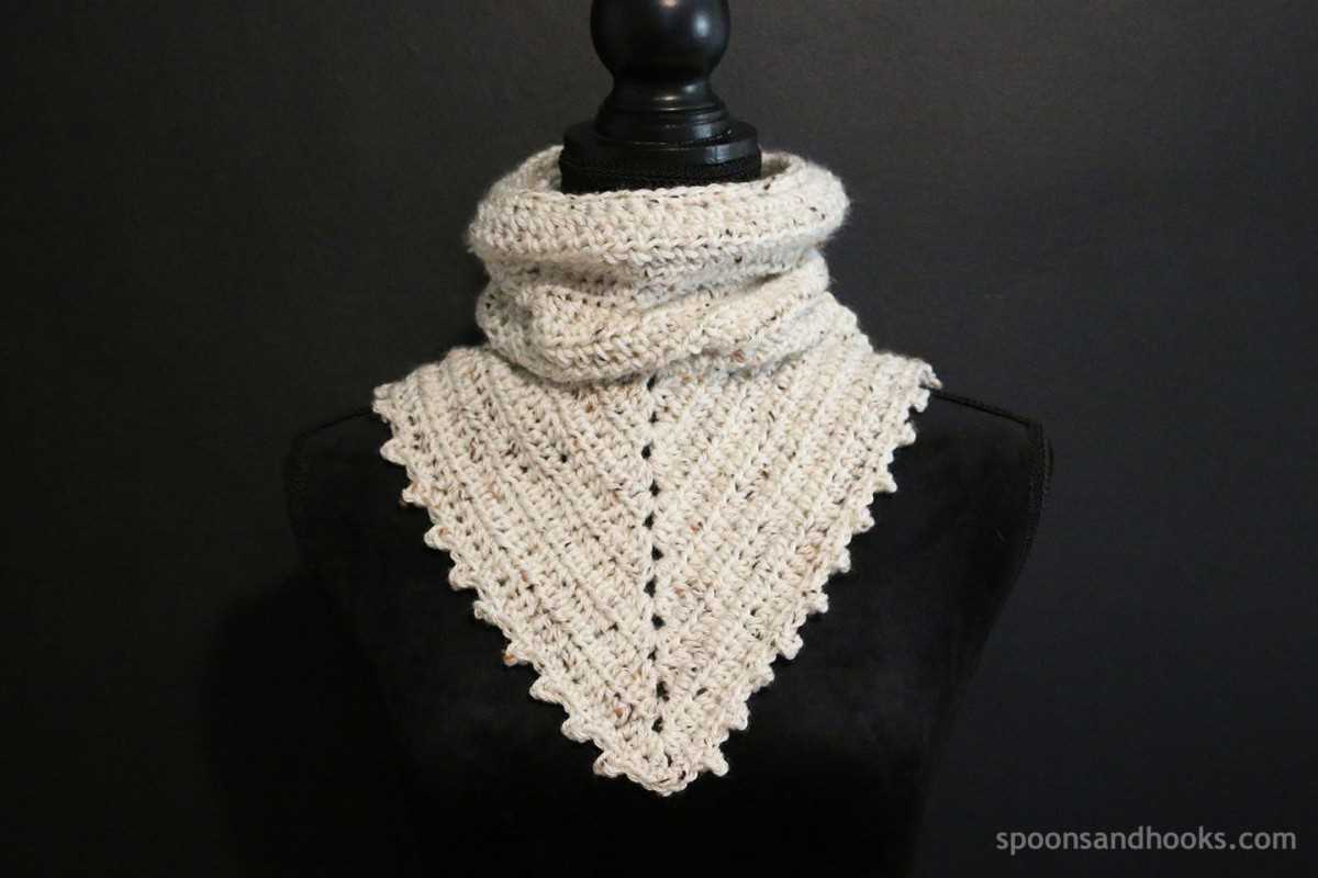 Free knitting patterns bandana cowl