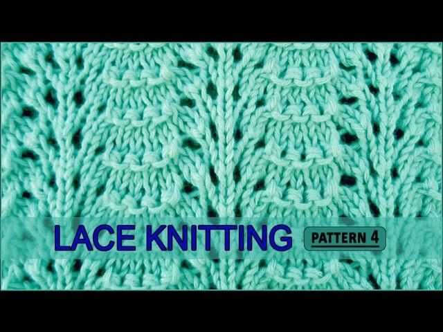 Feather knitting pattern