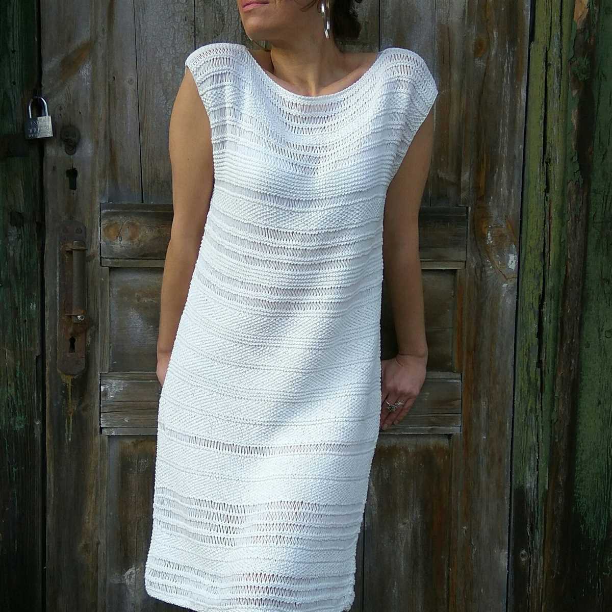Knit dress pattern