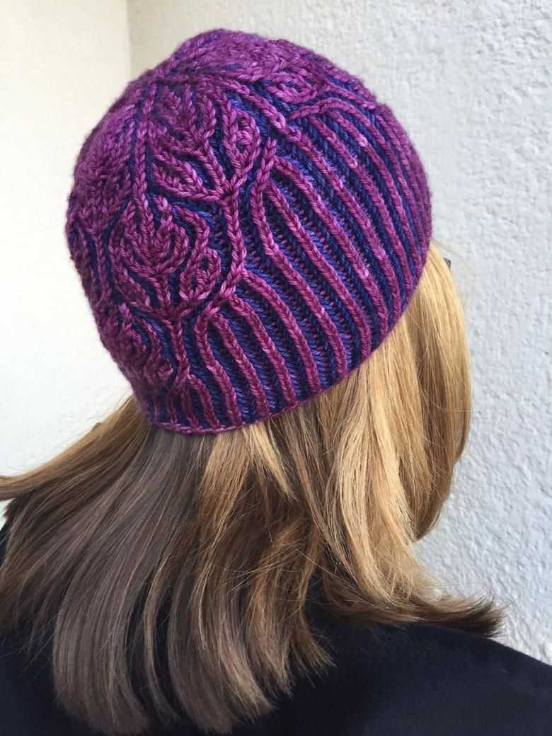Sport weight knit hat pattern