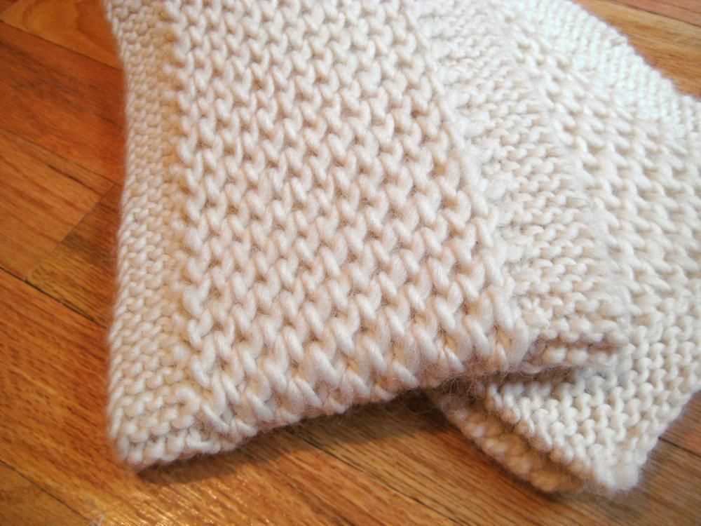 Knit scarf pattern for beginners