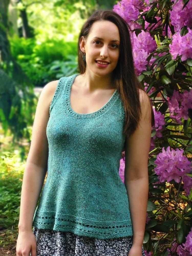Beginner knit tank top pattern free
