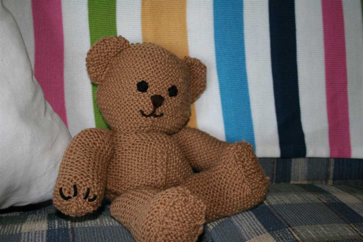 Pooh bear knitting pattern