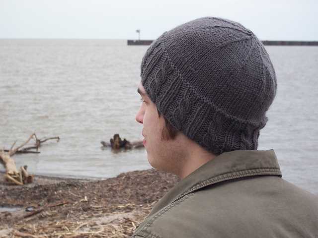 Men's cable knit hat pattern free