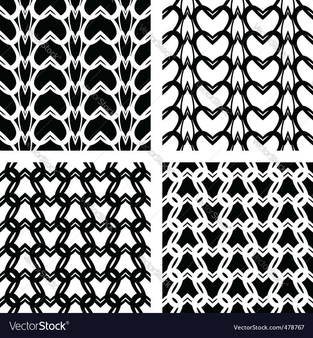 Knit vector pattern