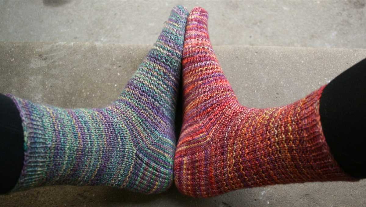 Knitting sock patterns