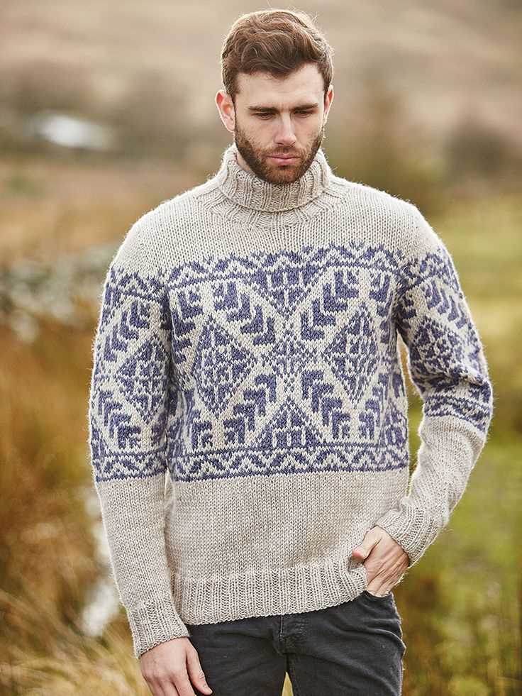 Mens sweater pattern knit in the round