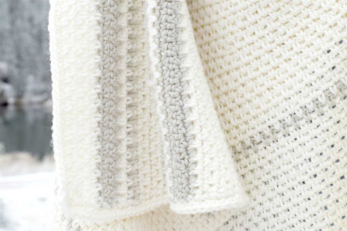 Heirloom knit blanket pattern