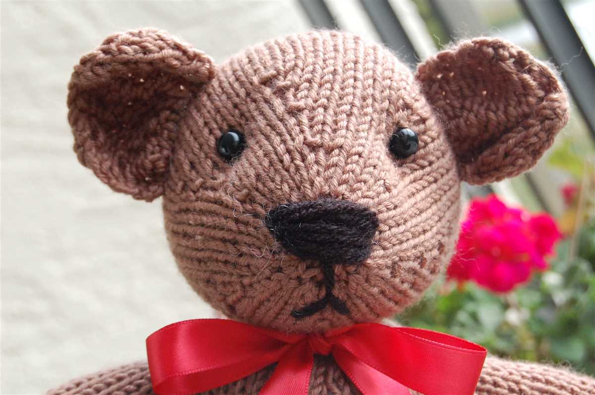 Hand knitted teddy bear patterns