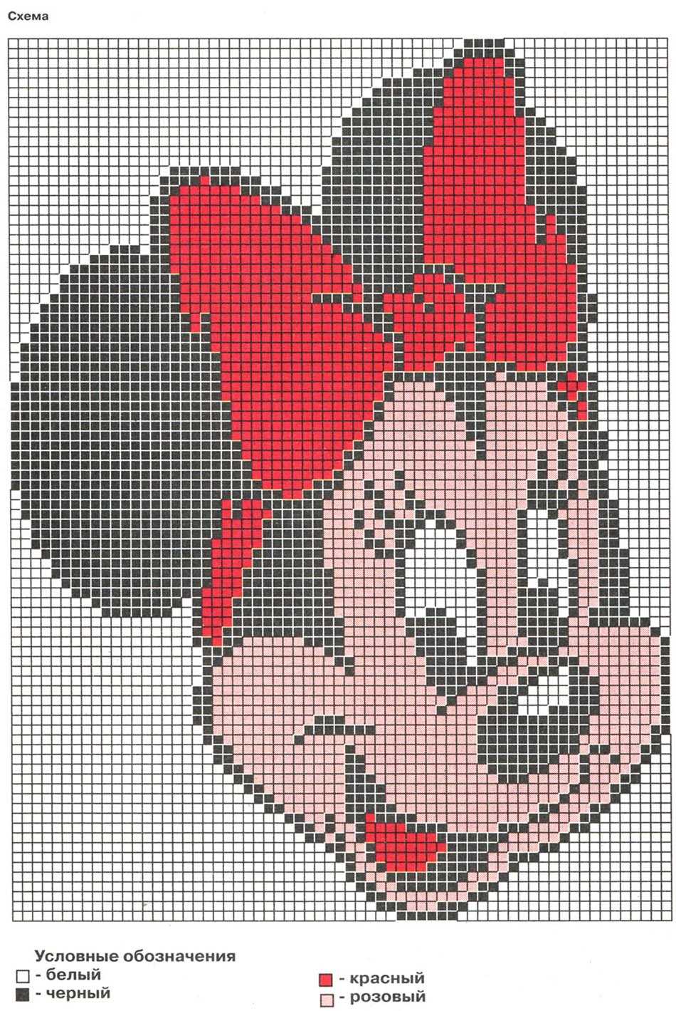 Mickey mouse knitting pattern