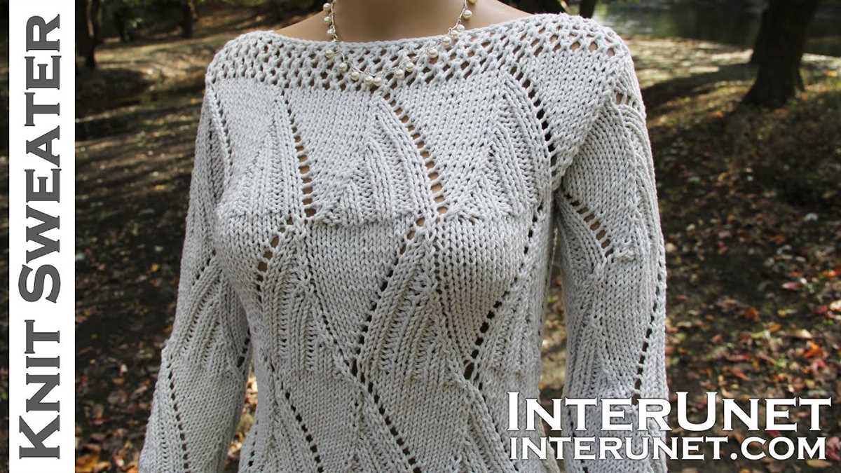 Knit aran sweater free pattern