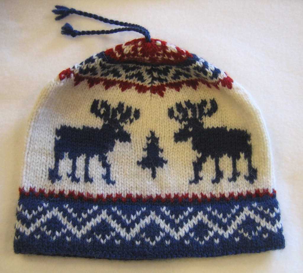 R2d2 knit hat pattern