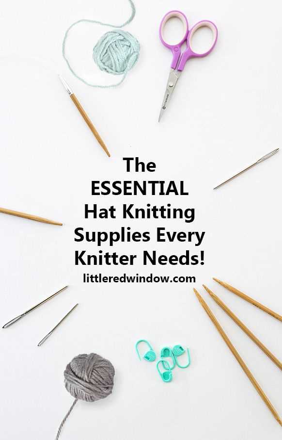 Circular knitting needle patterns