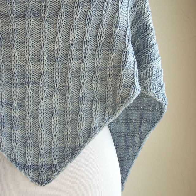 Raindrop knitting pattern