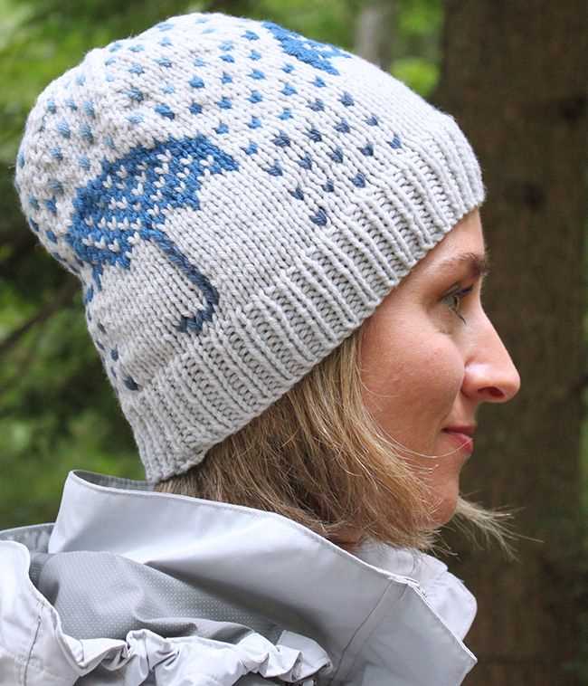 Raindrop knitting pattern