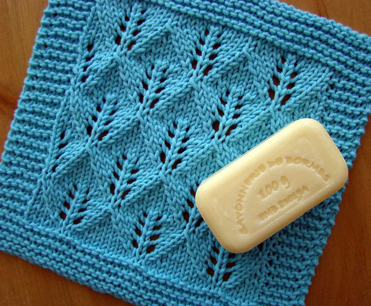 Ravelry free knit dishcloth pattern