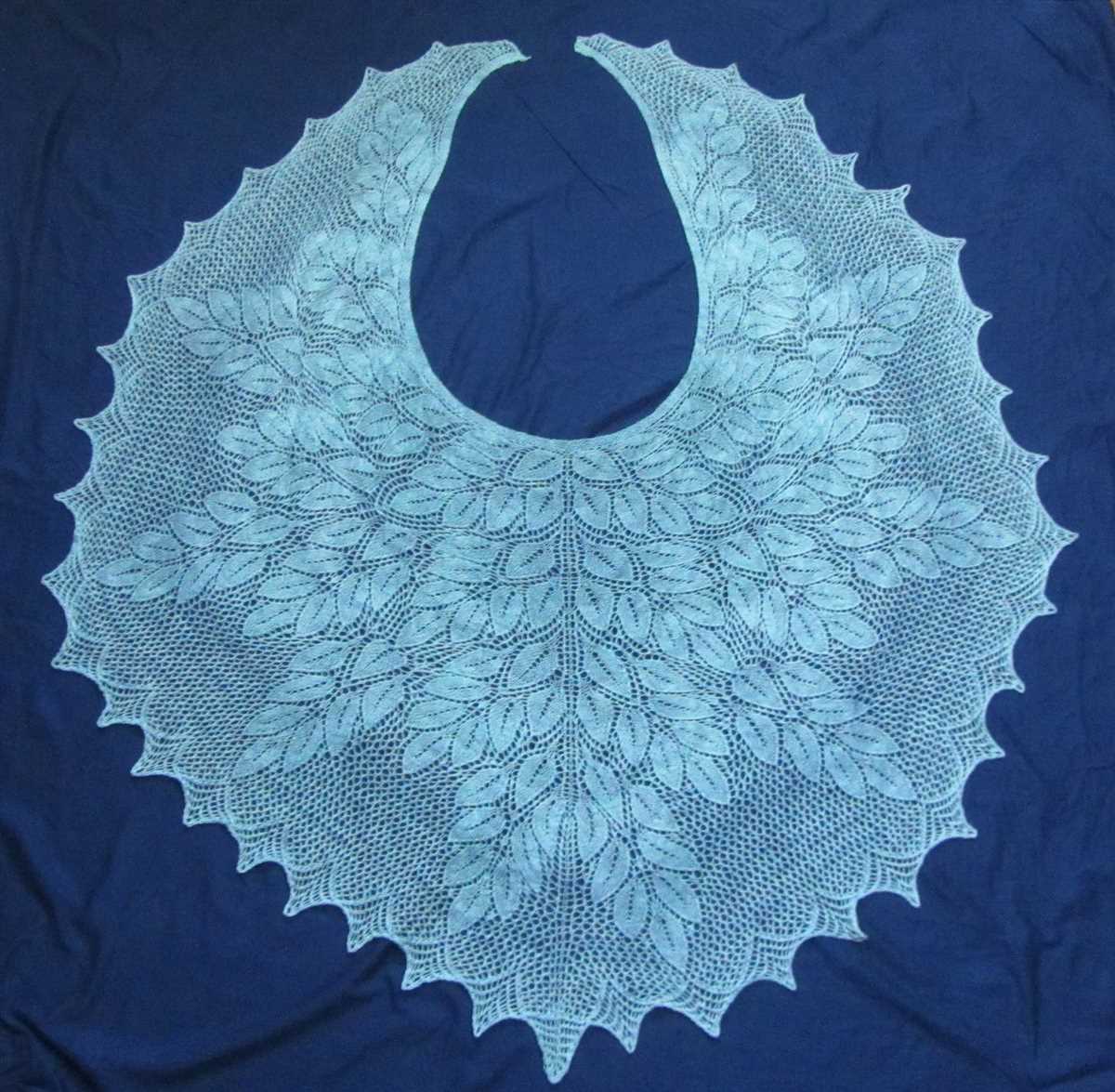 Crescent shawl knit pattern free