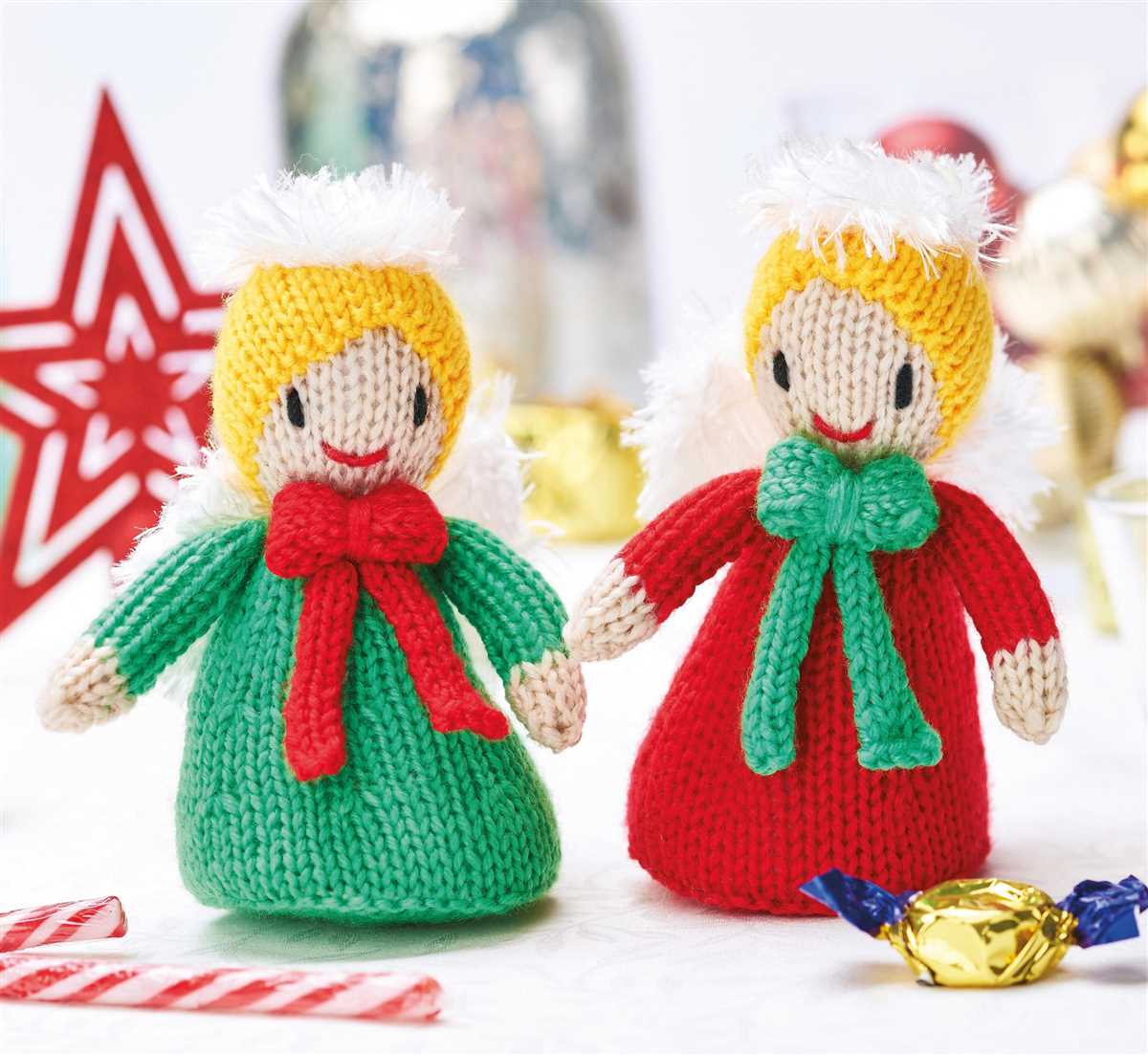 Let's knit christmas angel pattern