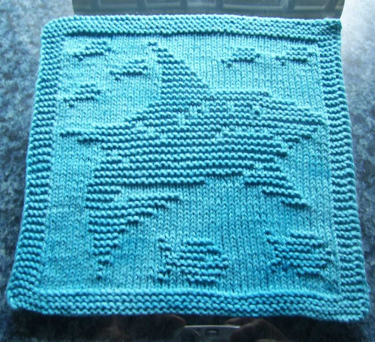 Free knitted dishcloth patterns pictures