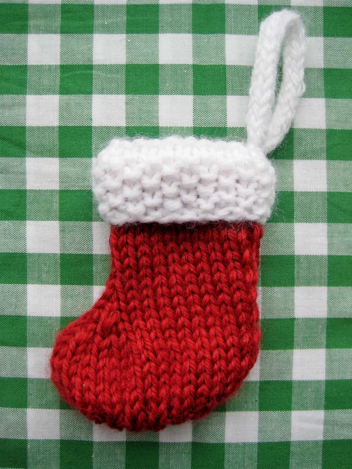 Christmas stockings knit patterns