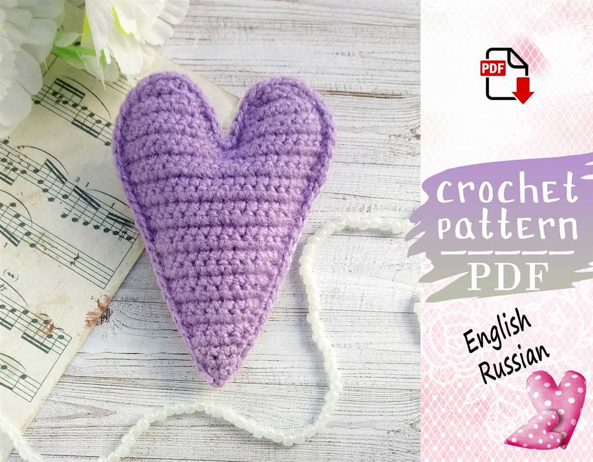 Simple knitted heart pattern free