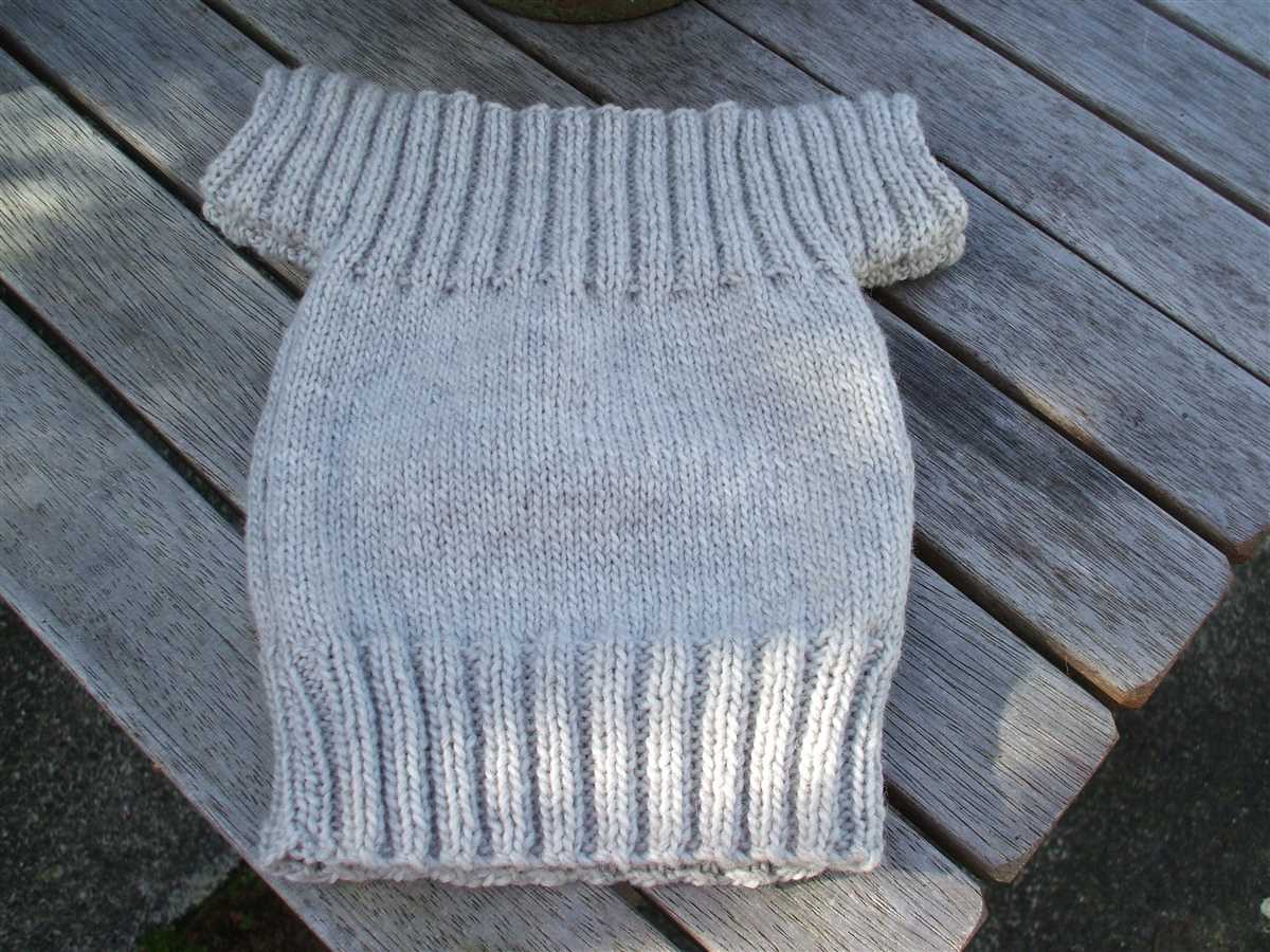 Fish sweater knitting pattern
