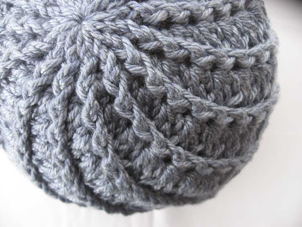 Rectangle knit hat pattern
