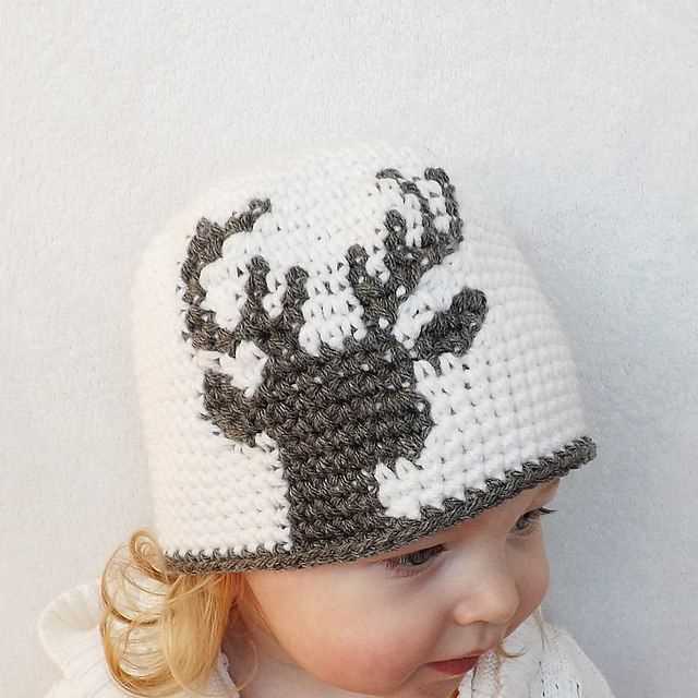 Reindeer hat knitting pattern free