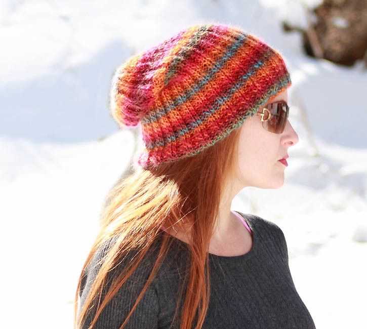 Free knitting pattern beanie