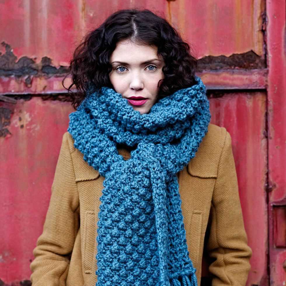 Knitted scarves pattern