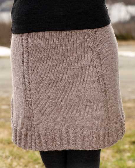 Knit mini skirt pattern free