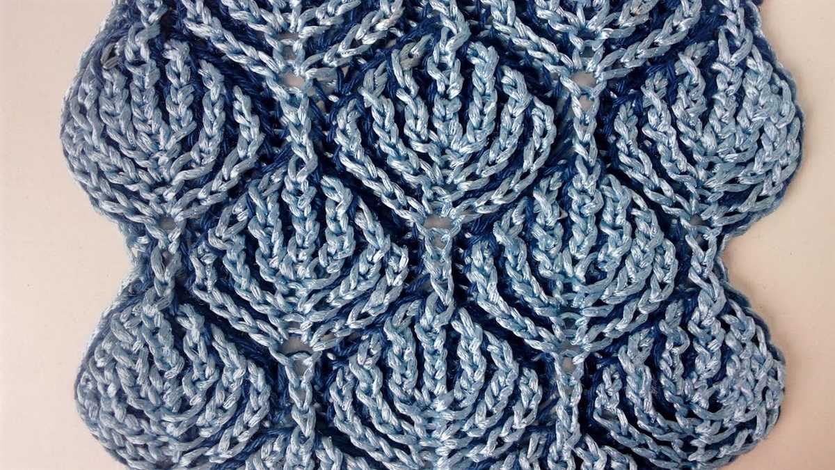 Knit brioche stitch pattern