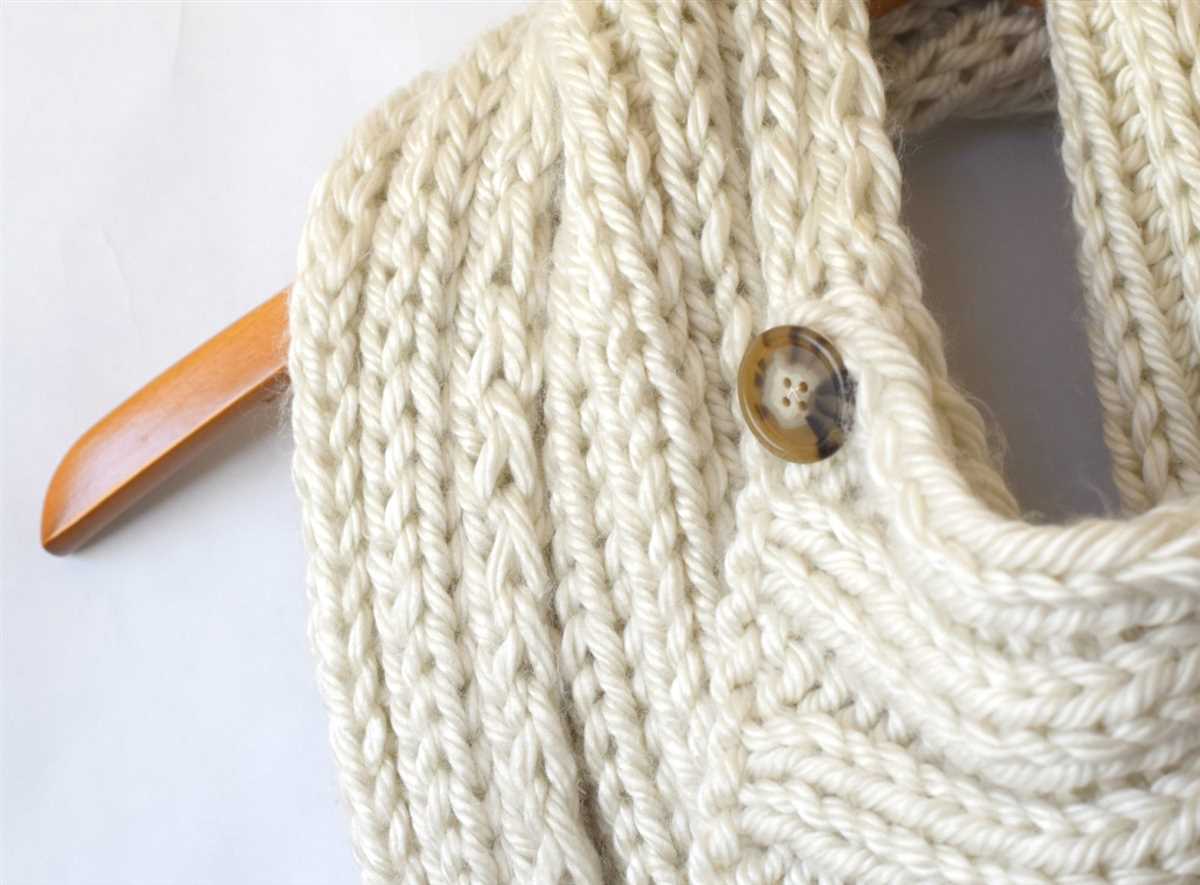 Ribbed scarf knitting pattern