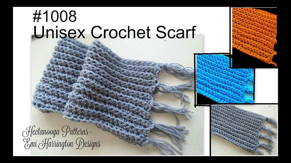 Ribbed scarf pattern knitting
