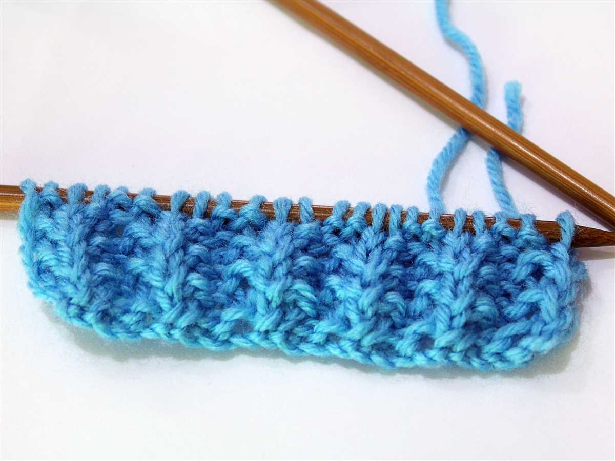 Ribbing patterns for knitting