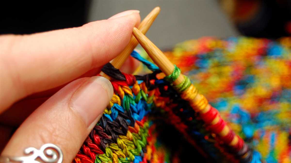 Ribbon yarn patterns knit