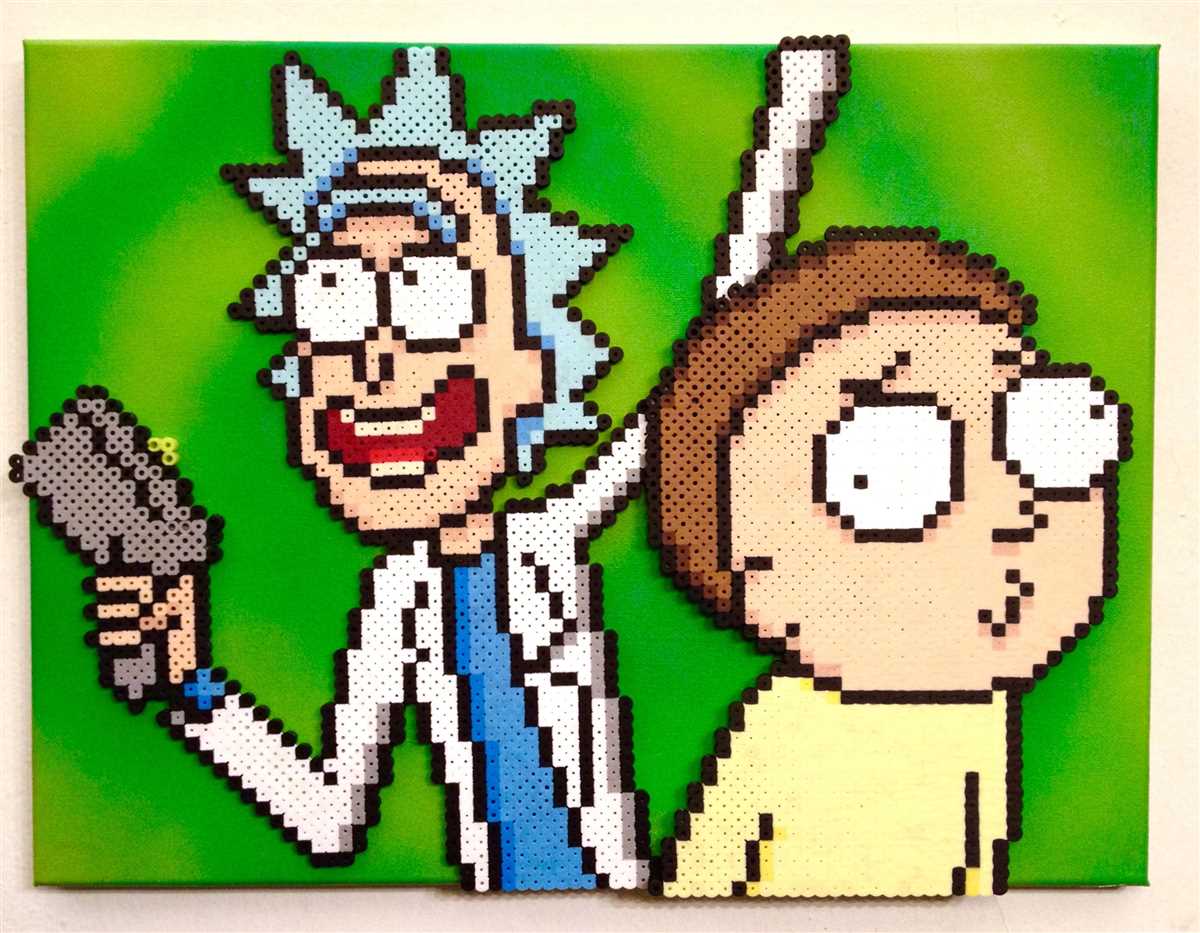 Rick and morty knitting pattern