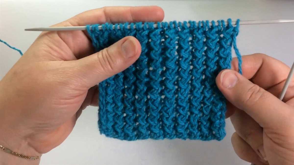 Rick rack knit scarf pattern