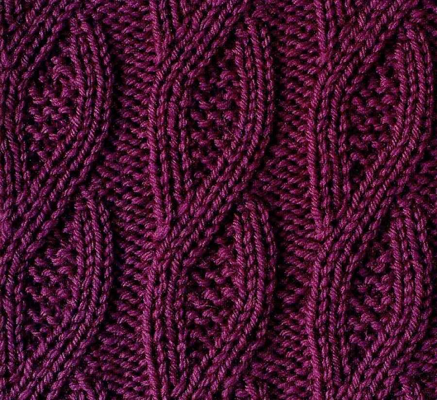 Ridge pattern knitting