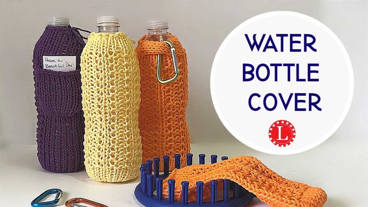 Chunky knit hot water bottle cover pattern