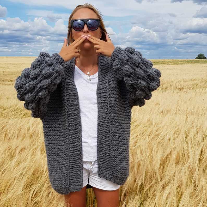 Bulky cardigan knitting pattern free