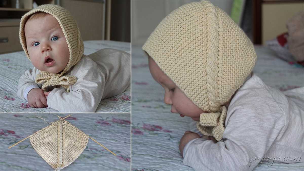 Bow hat knitting pattern