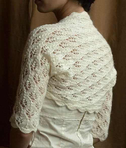 Wedding shrug knitting pattern