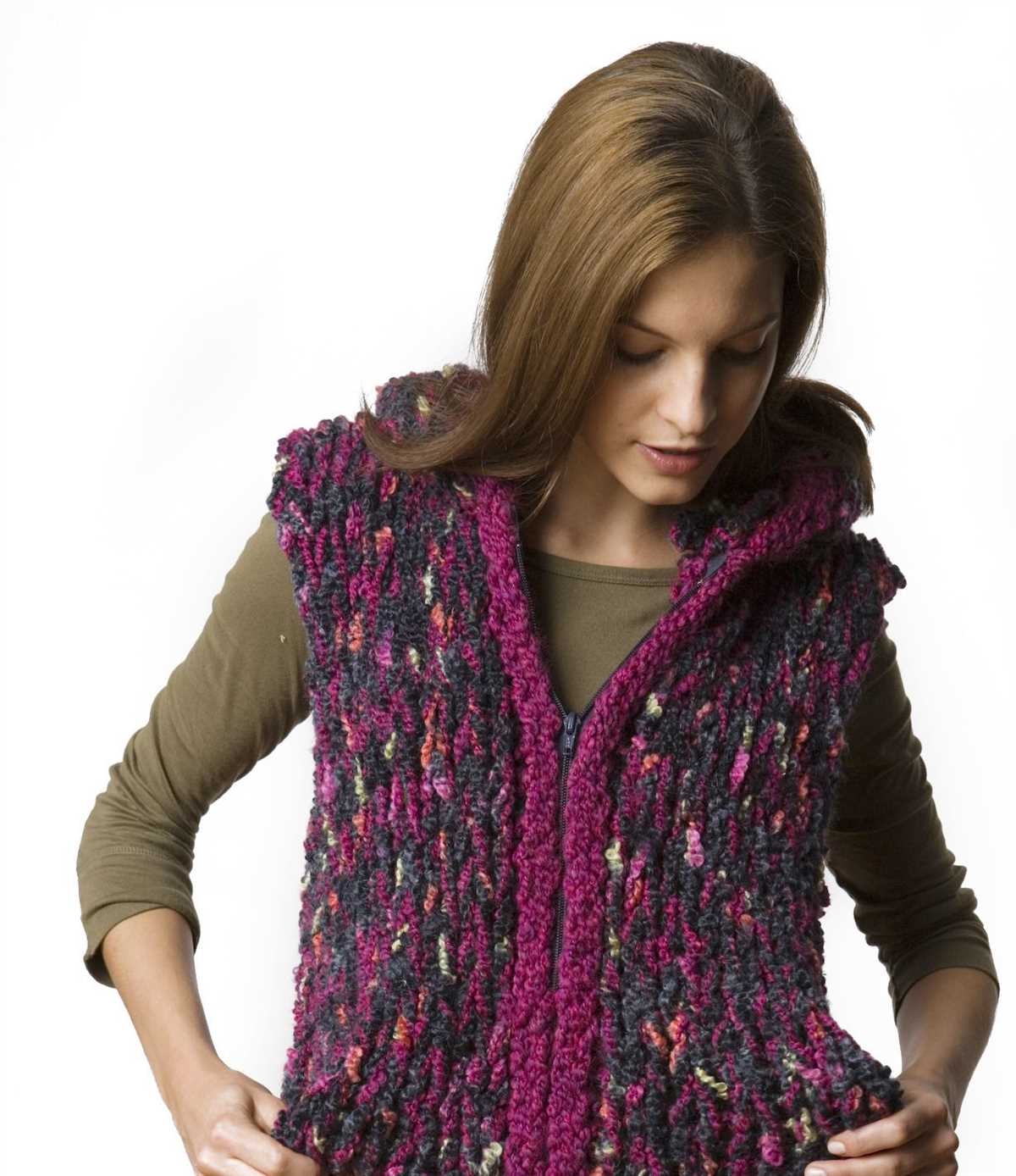 Knitted vest pattern womens