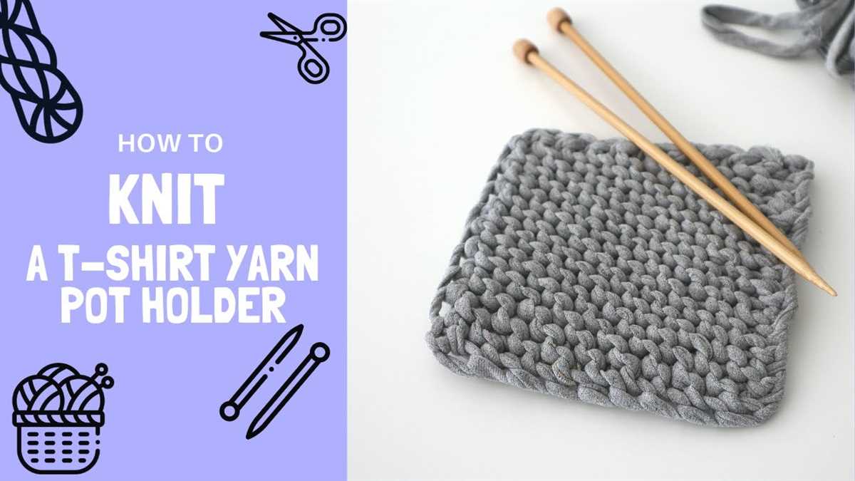 Pot holder knit pattern